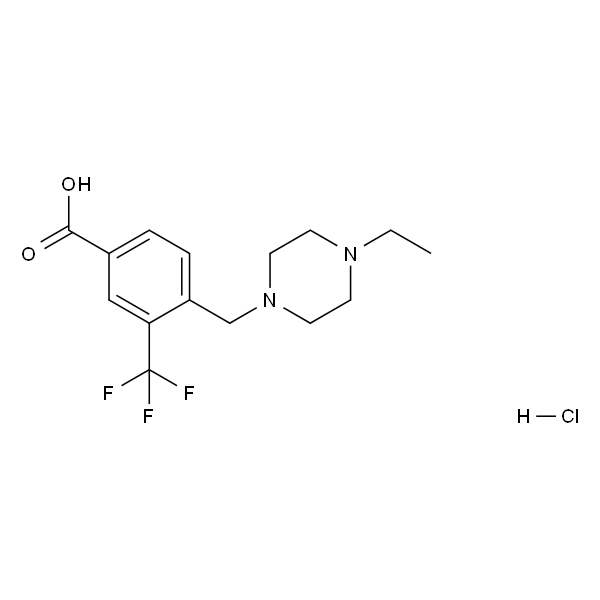 4-((4-乙基哌嗪-1-基)甲基)-3-(三氟甲基)苯甲酸盐酸盐