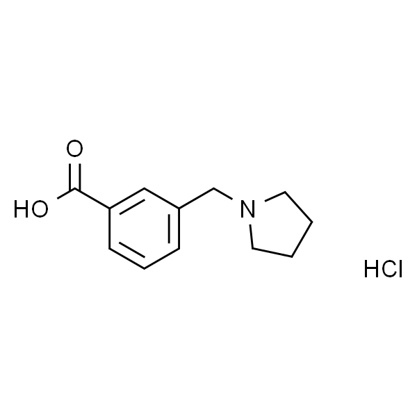 3-(1-吡咯烷基甲基)苯甲酸盐酸盐