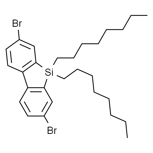 2,7-二溴-9,9-二辛基-9H-9-硅杂芴