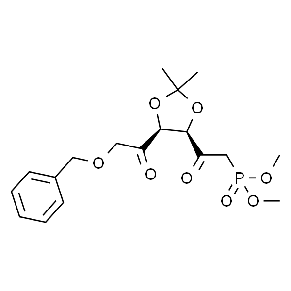 diMethyl 2-((4R,5S)-5-(2-(benzyloxy)acetyl)-2,2-diMethyl-1,3-dioxolan-4-yl)-2-oxoethylphosphonate
