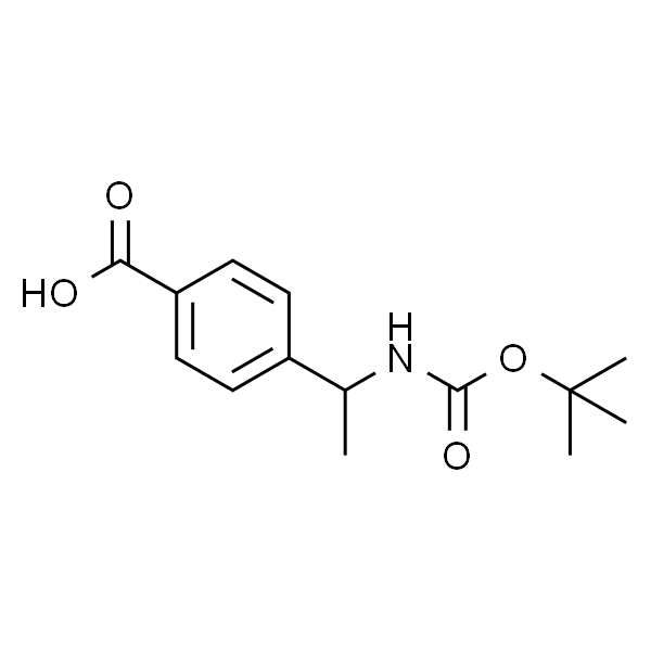 4-(1-((叔丁氧基羰基)氨基)乙基)苯甲酸