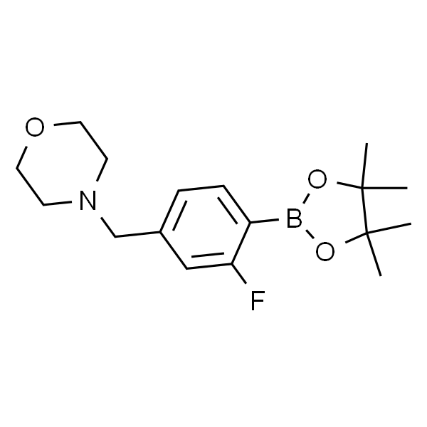 4-(3-氟-4-(4,4,5,5-四甲基-1,3,2-二氧硼杂环戊烷-2-基)苄基)吗啉