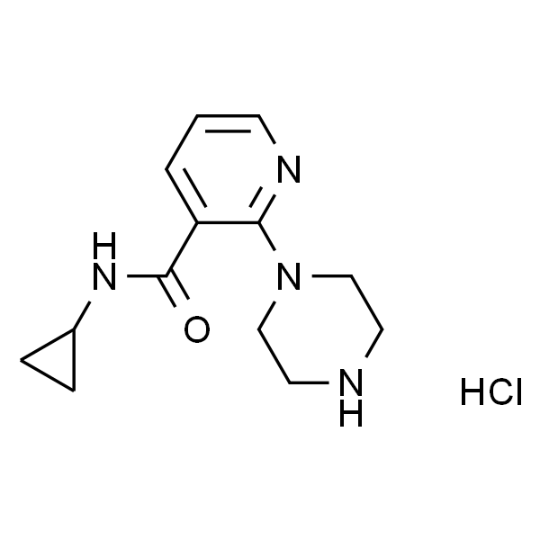 N-Cyclopropyl-2-(1-piperazinyl)nicotinamide hydrochloride