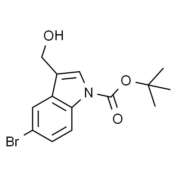 1-Boc-5-溴-3-羟基甲基吲哚