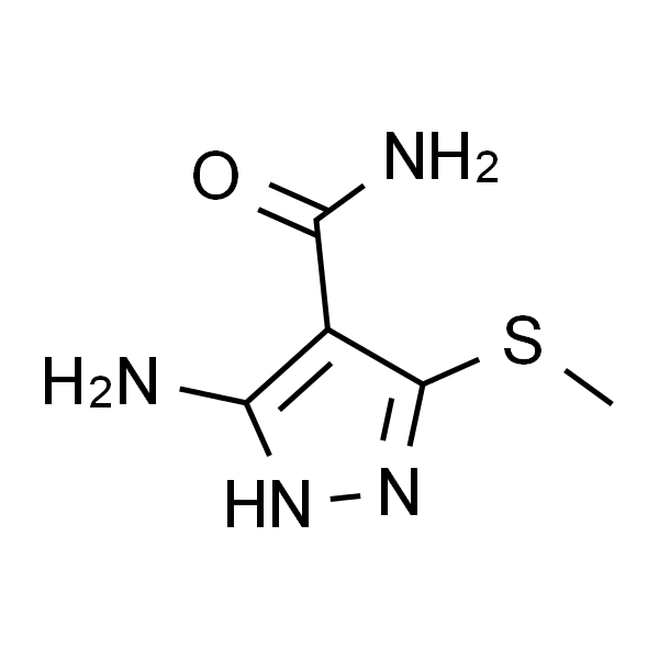 3-(甲硫基)-5-氨基-4-吡唑甲酰胺