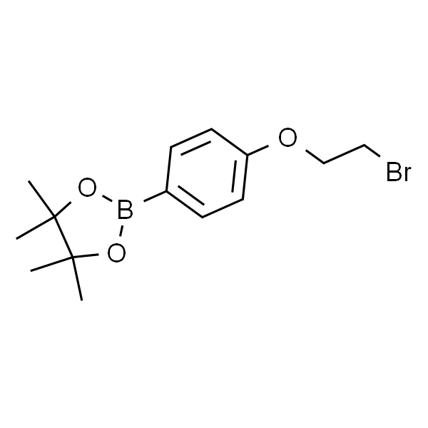 2-(4-(2-溴乙氧基)苯基)-4,4,5,5-四甲基-1,3,2-二氧硼杂环戊烷