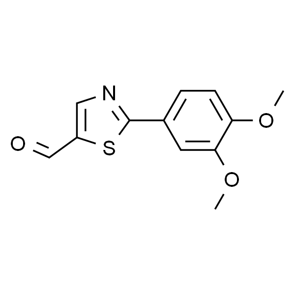 2-(3，4-二甲氧基苯基)噻唑-5-甲醛