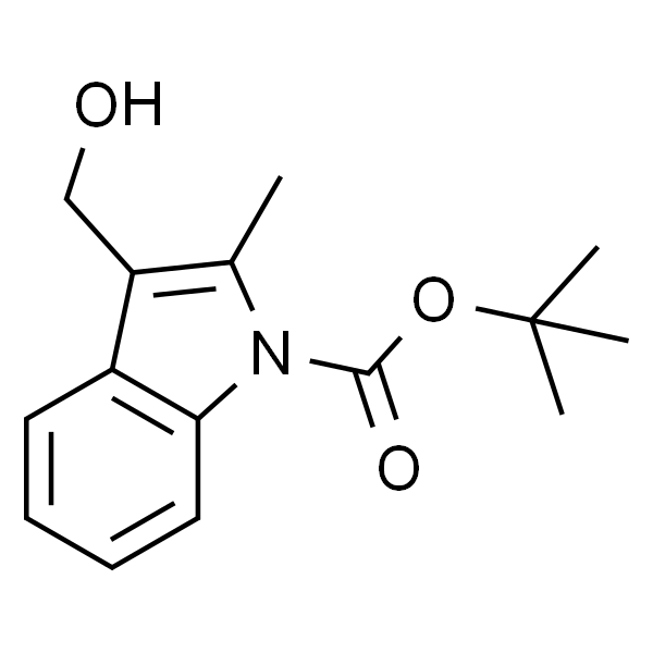 1-Boc-3-羟甲基-2-甲基吲哚