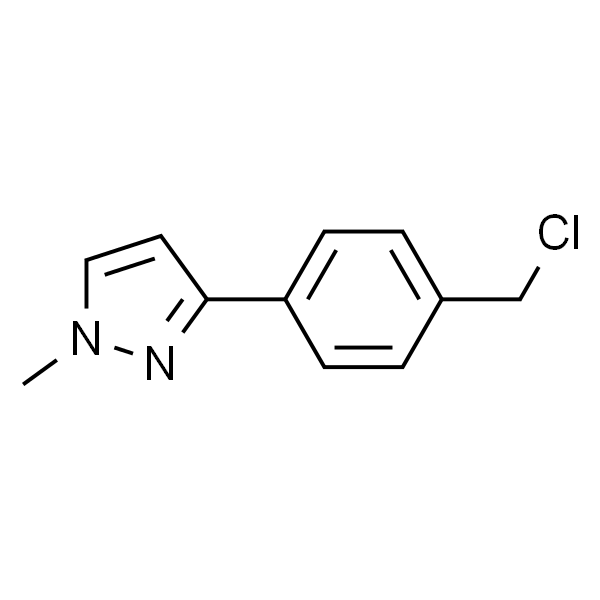 3-(4-(氯甲基)苯基)-1-甲基-1H-吡唑