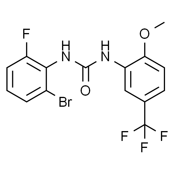 1-(2-Bromo-6-fluorophenyl)-3-(2-methoxy-5-(trifluoromethyl)phenyl)urea