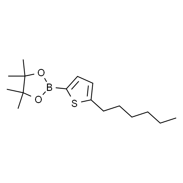 2-(5-己基噻吩-2-基)-4,4,5,5-四甲基-1,3,2-二氧杂硼烷