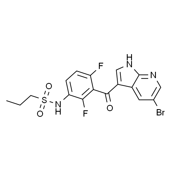 N-[3-[(5-溴-1H-吡咯并[2，3-b]吡啶-3-基)羰基]-2，4-二氟苯基]-1-丙磺酰胺