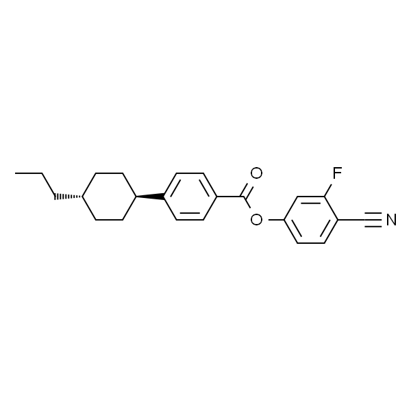 反-4-(4-正丙基环己基)苯甲酸-3-氟-4-氰基苯酯