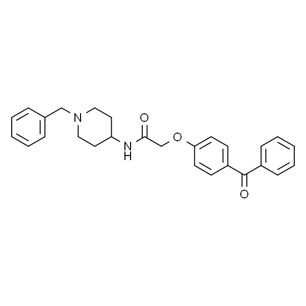 2-(4-苯甲酰苯氧基)-N-(1-苄基哌啶-4-基)乙酰胺