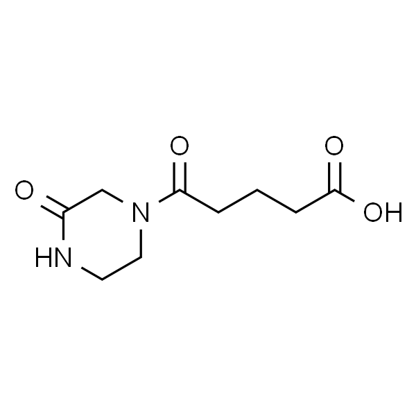 5-氧代-5-(3-氧代哌嗪-1-基)戊酸