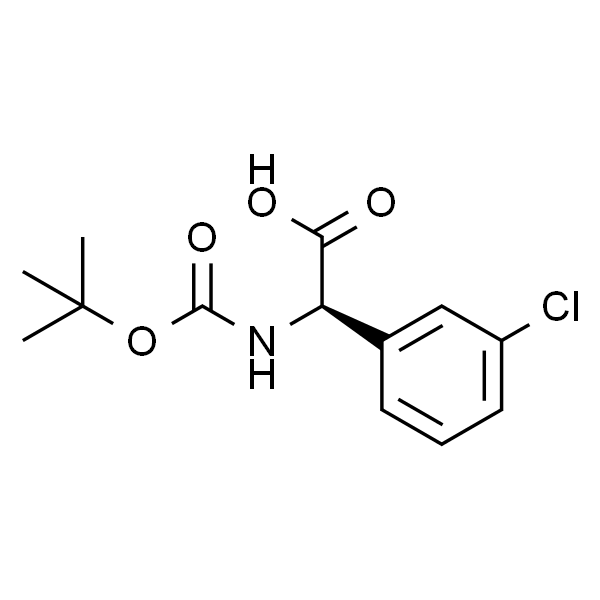 (R)-2-((叔丁氧基羰基)氨基)-2-(3-氯苯基)乙酸