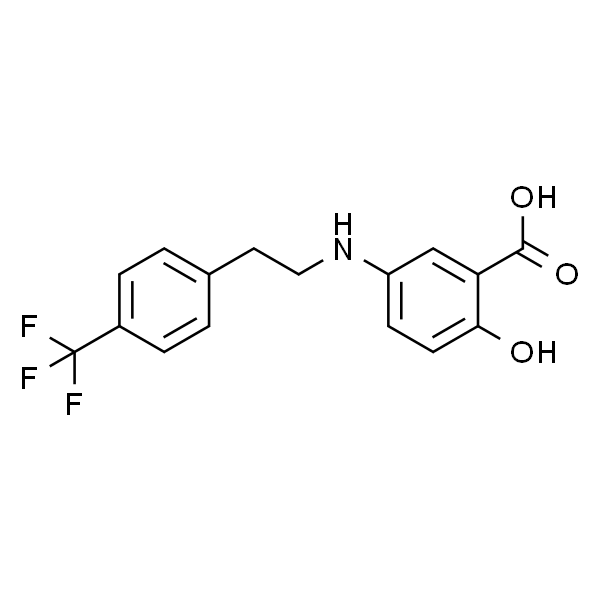 2-羟基-5-((4-(三氟甲基)苯乙基)氨基)苯甲酸