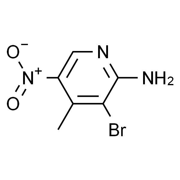 3-溴-4-甲基-5-硝基吡啶-2-胺