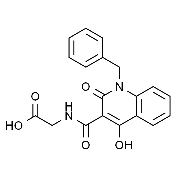 2-(1-苄基-4-羟基-2-氧代-1,2-二氢喹啉-3-甲酰胺基)乙酸