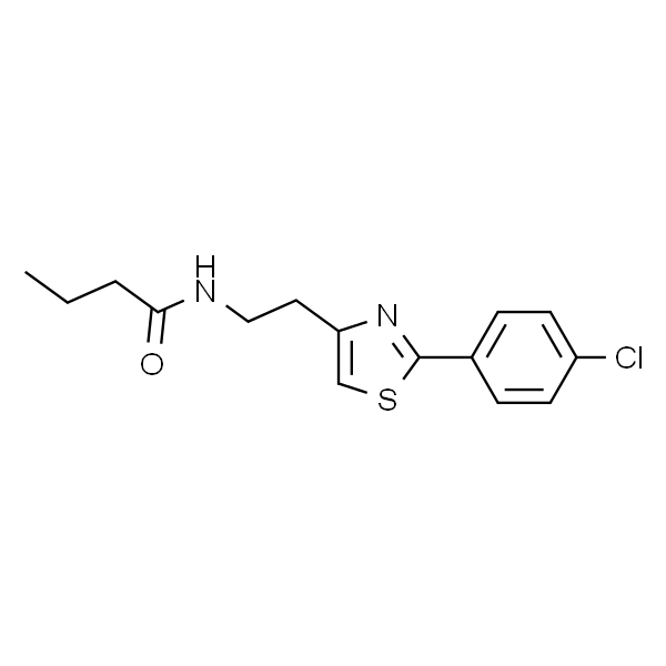 N-(2-(2-(4-氯苯基)噻唑-4-基)乙基)丁酰胺