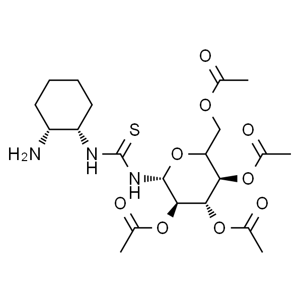 N-[(1S,2S)-2-氨基环己基]-N'-(2,3,4,6-四-氧-乙酰基-β-D-吡喃葡萄糖基)硫脲