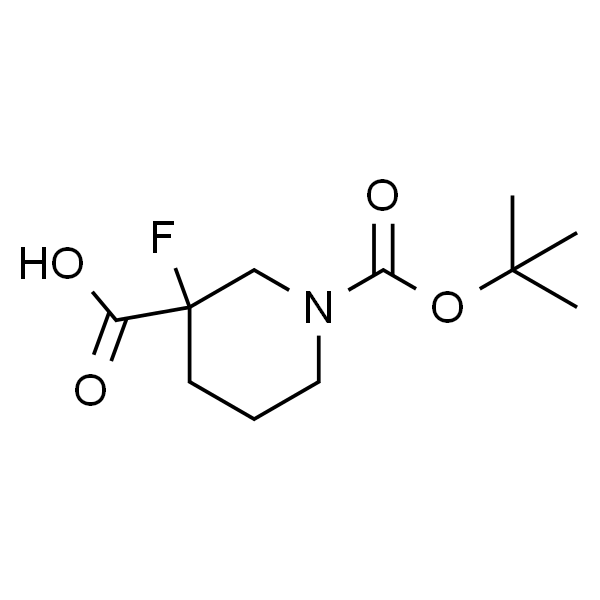 1-Boc-3-氟哌啶-3-甲酸
