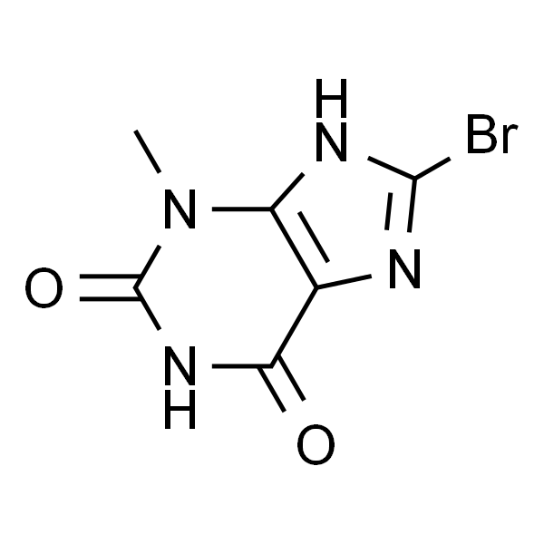 8-溴-3-甲基-3，7-二氢-嘌呤-2，6-二酮