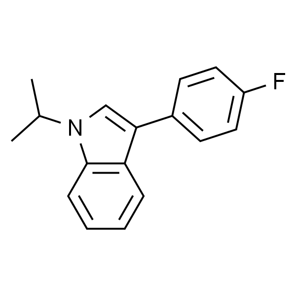 1-异丙基-3-(4-氟苯基)吲哚