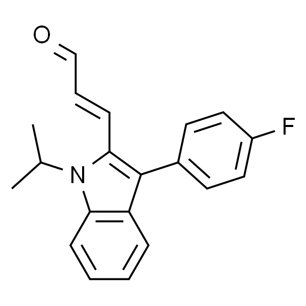 (E)-3-(3-(4-氟苯基)-1-异丙基-1H-吲哚-2-基)丙烯醛