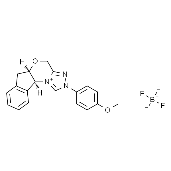 (5aR,10bS)-2-(4-甲氧基苯基)-5a,10b-二氢-4H,6H-茚并[2,1-b][1,2,4]三唑并[4,3-d][1,4]恶嗪-2-鎓四氟硼酸盐