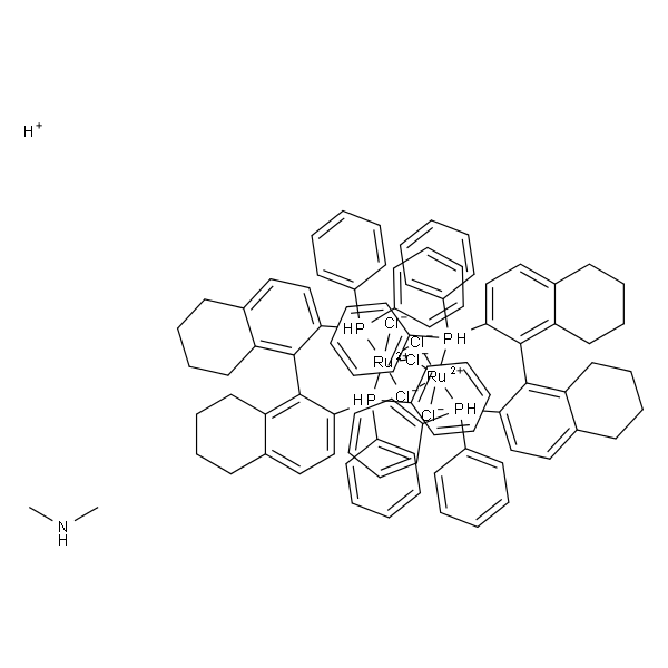 双[(S)-(-)-2,2'-双(二苯基膦)-5,5',6,6',7,7',8,8'-八氢-1,1'-联萘基]五氯化二钌 二甲基铵盐