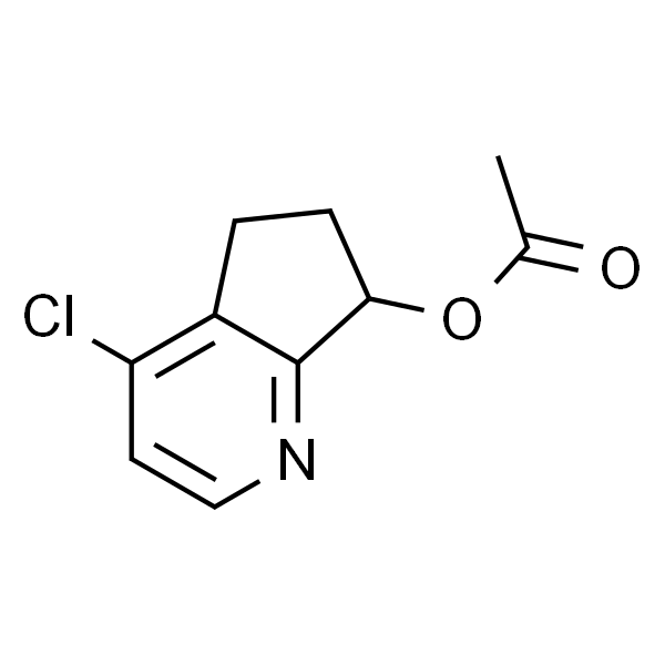 4-氯-6,7-二氢-5H-环戊并[B]吡啶-7-基乙酸酯