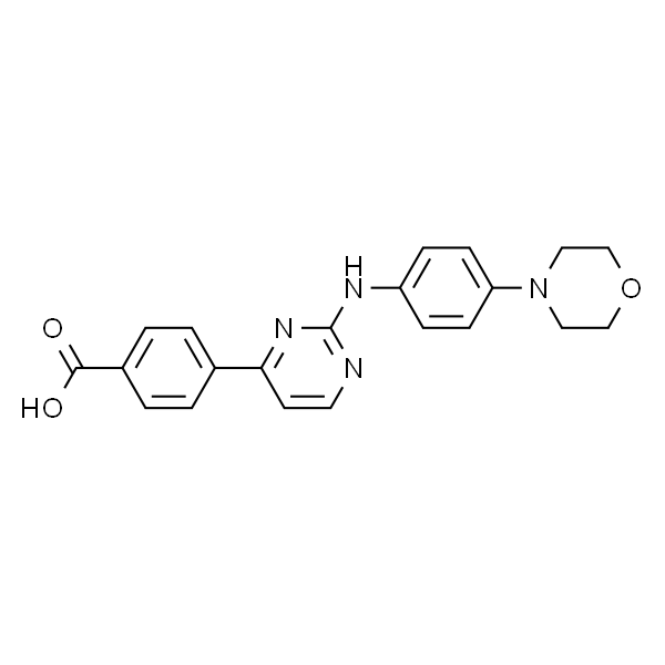 4-(2-(4-吗啉苯基氨基)嘧啶-4-基)苯甲酸