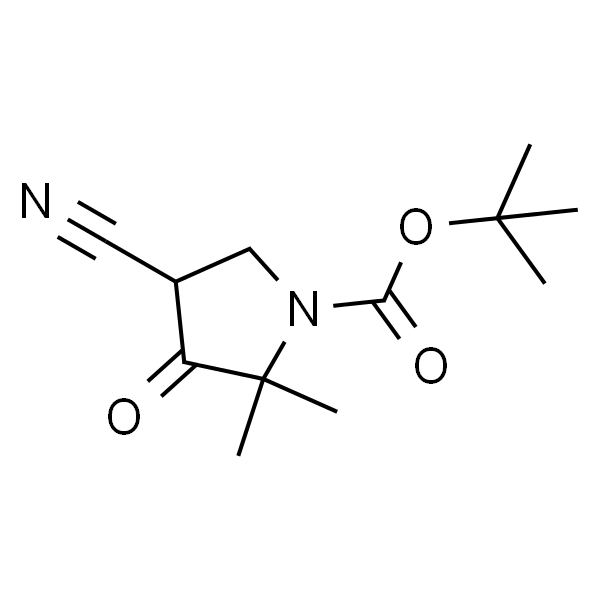 4-氰基-2,2-二甲基-3-氧代吡咯烷-1-羧酸叔丁酯