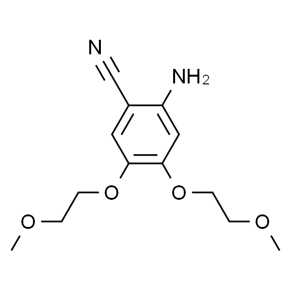 2-氨基-4,5-双(2-甲氧基乙氧基)苯腈