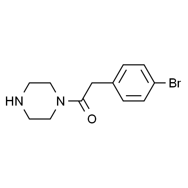 2-(4-溴苯基)-1-(哌嗪-1-基)乙烷-1-酮  三氟乙酸盐