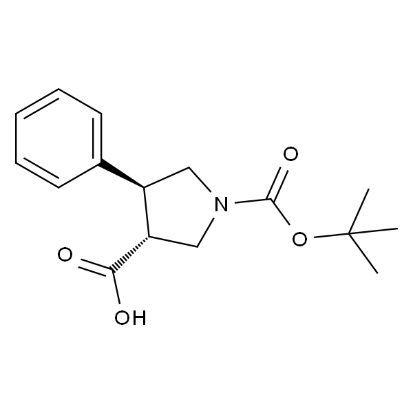 (3R,4S)-1-(叔丁氧基羰基)-4-苯基吡咯烷-3-羧酸