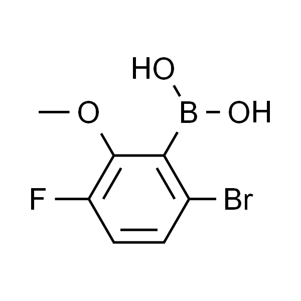 6-溴-3-氟-2-甲氧基苯硼酸