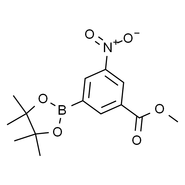 3-硝基-5-(4,4,5,5-四甲基-1,3,2-二氧硼杂环戊烷-2-基)苯甲酸甲酯