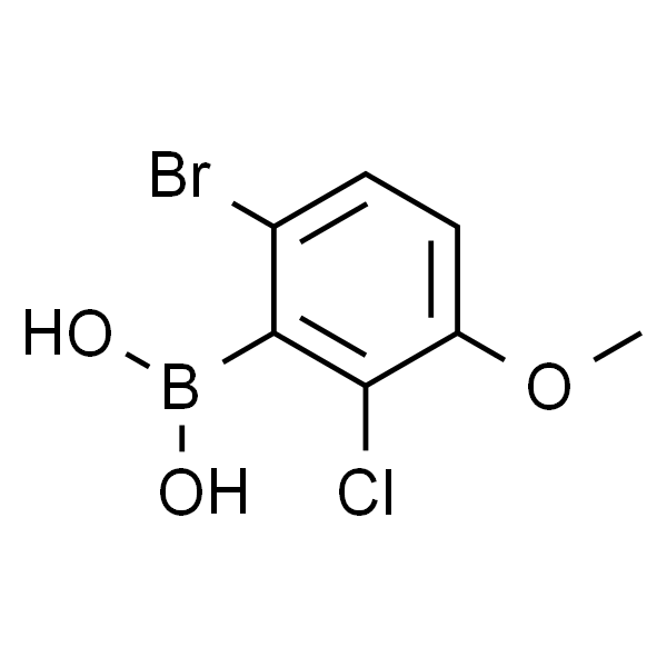 6-溴-2-氯-3-甲氧基苯硼酸