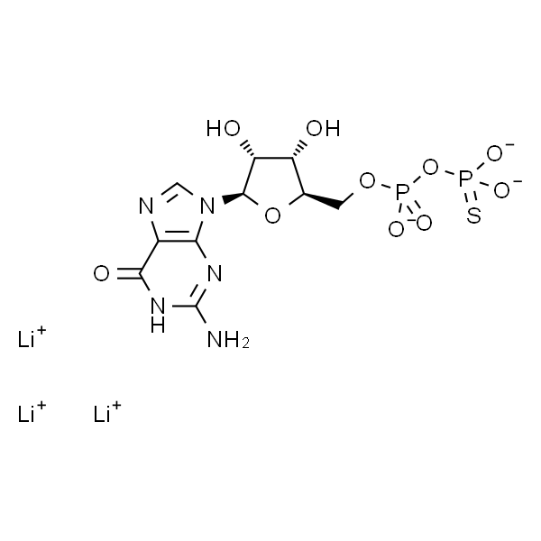 Guanosine 5'-[beta-thio]diphosphate trilithium salt 