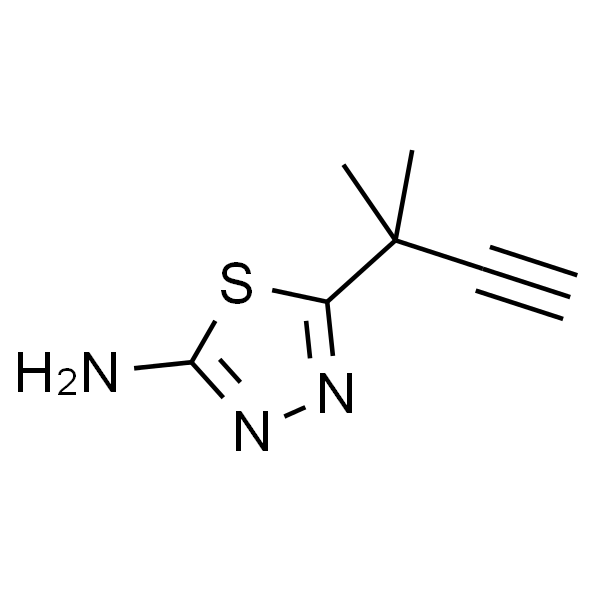 5-(2-Methylbut-3-yn-2-yl)-1,3,4-thiadiazol-2-amine