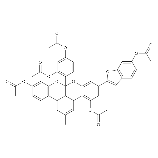 Mulberrofuran G pentaacetate