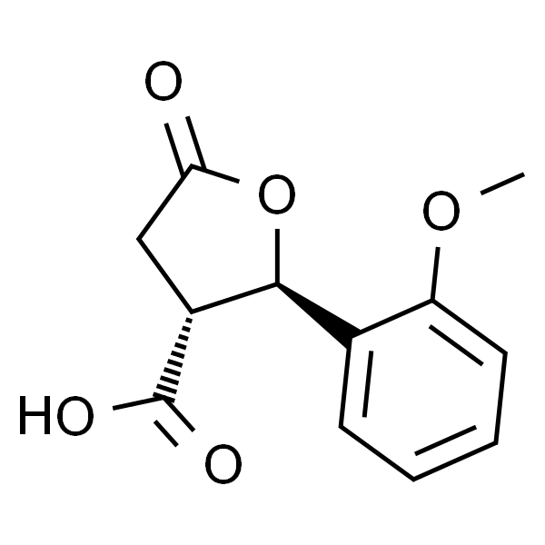 反式-2-(2-甲氧基苯基)-5-氧代四氢呋喃-3-羧酸